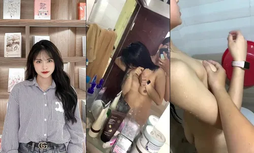 Cô bạn thân đang tắm mở cửa vào quay phim bị em mắng quá trời
